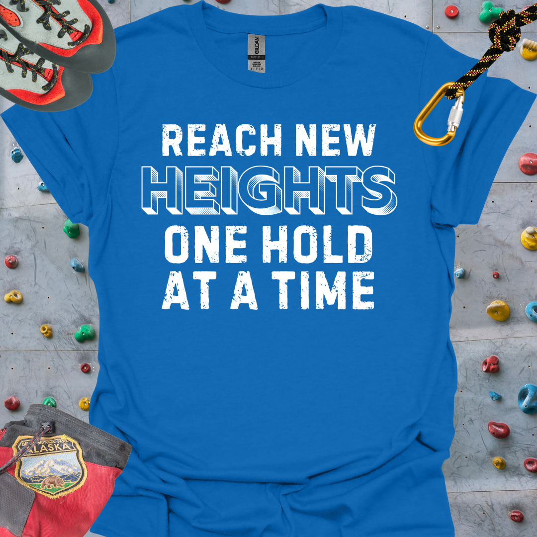 REACH NEW HEIGHTS ONE HOLD AT A TIME