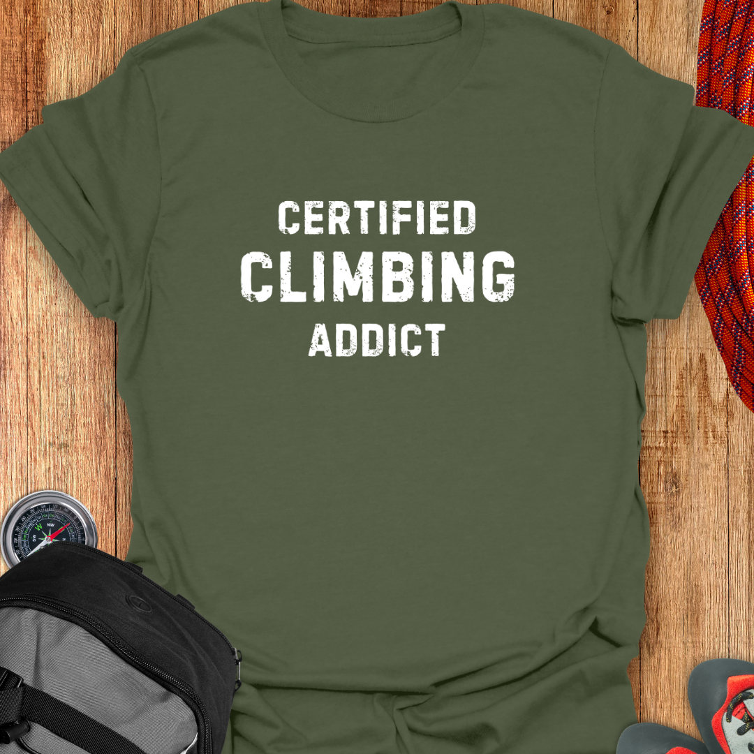 CERTIFIED CLIMBING ADDICT