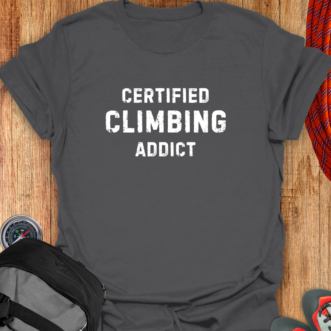 CERTIFIED CLIMBING ADDICT