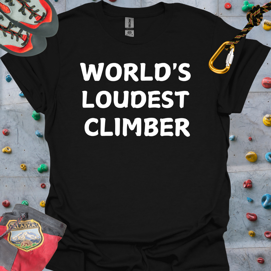 WOLDS LOUDEST CLIMBER T-SHIRT