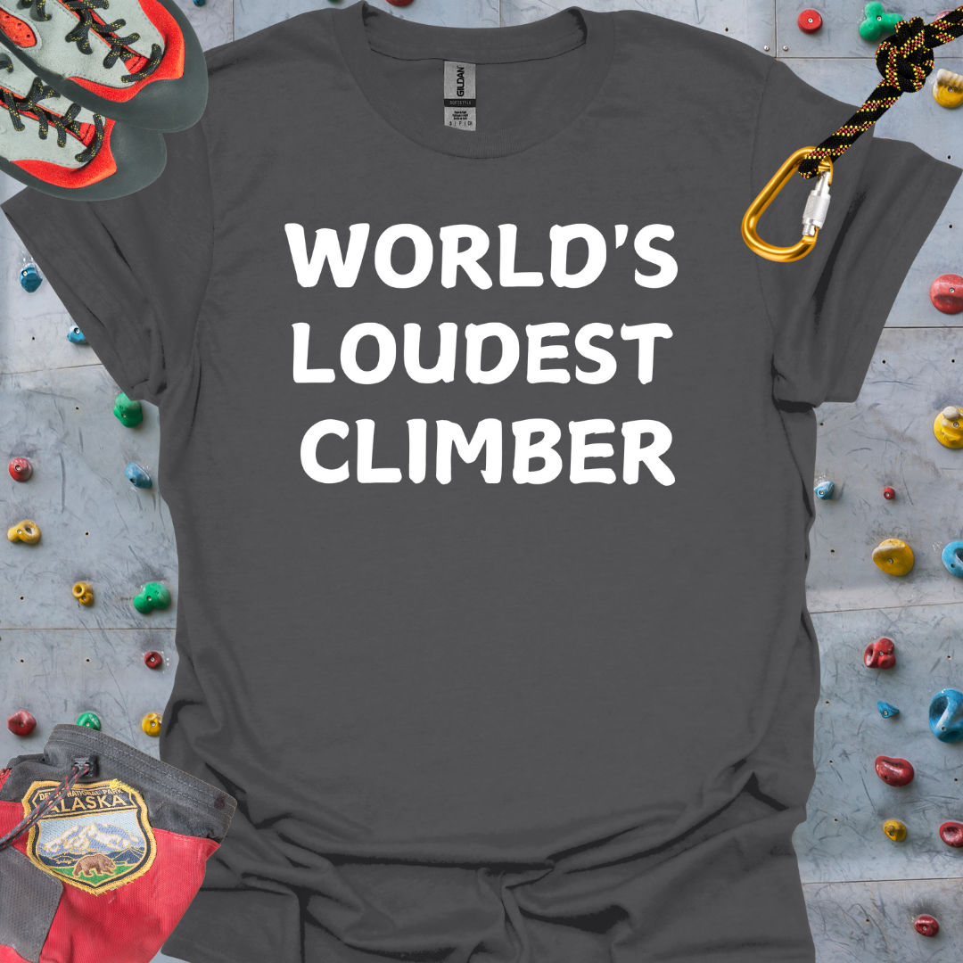 WOLDS LOUDEST CLIMBER T-SHIRT