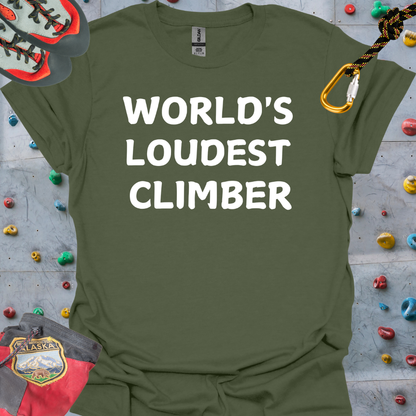 WOLDS LOUDEST CLIMBER T-SHIRT