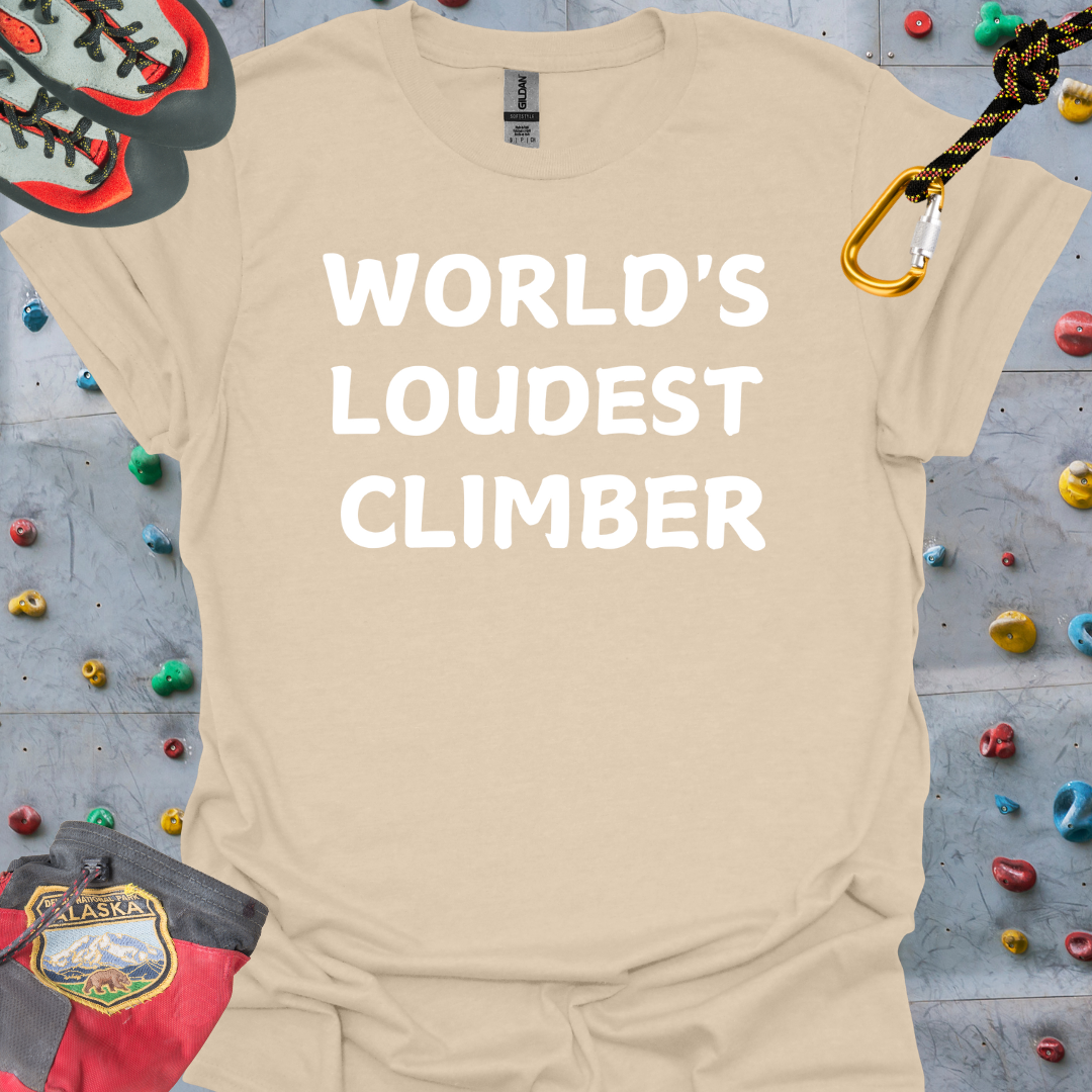 WOLDS LOUDEST CLIMBER T-SHIRT