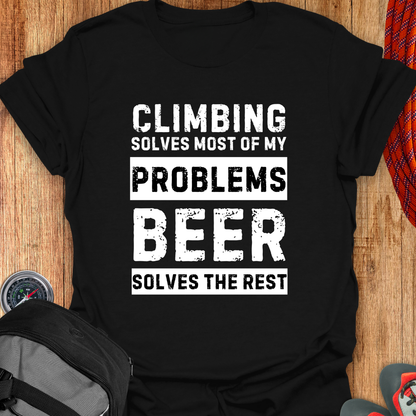 CLIMBING SOLVES T-SHIRT