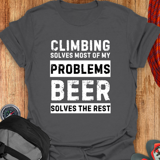 CLIMBING SOLVES T-SHIRT