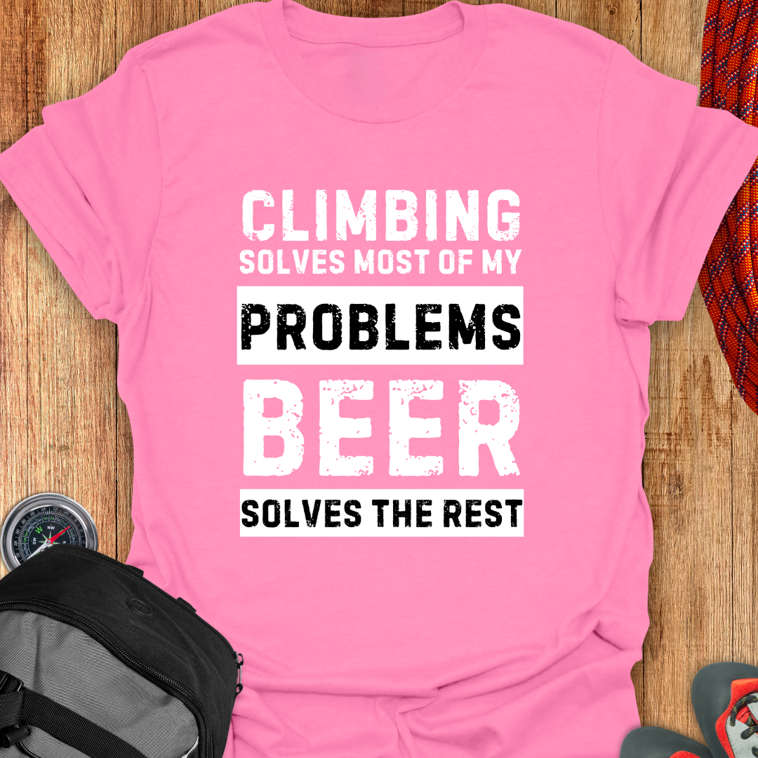 CLIMBING SOLVES T-SHIRT