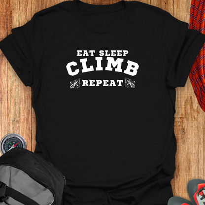 Eat Sleep Climb Repeat T-SHIRT