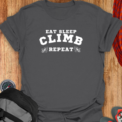 Eat Sleep Climb Repeat T-SHIRT