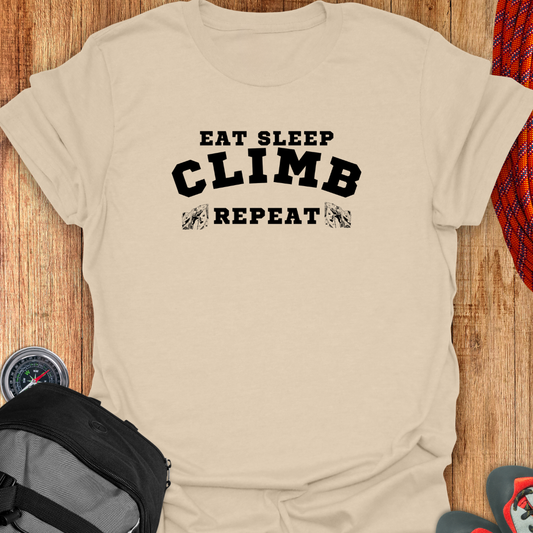 Eat Sleep Climb T-SHIRT