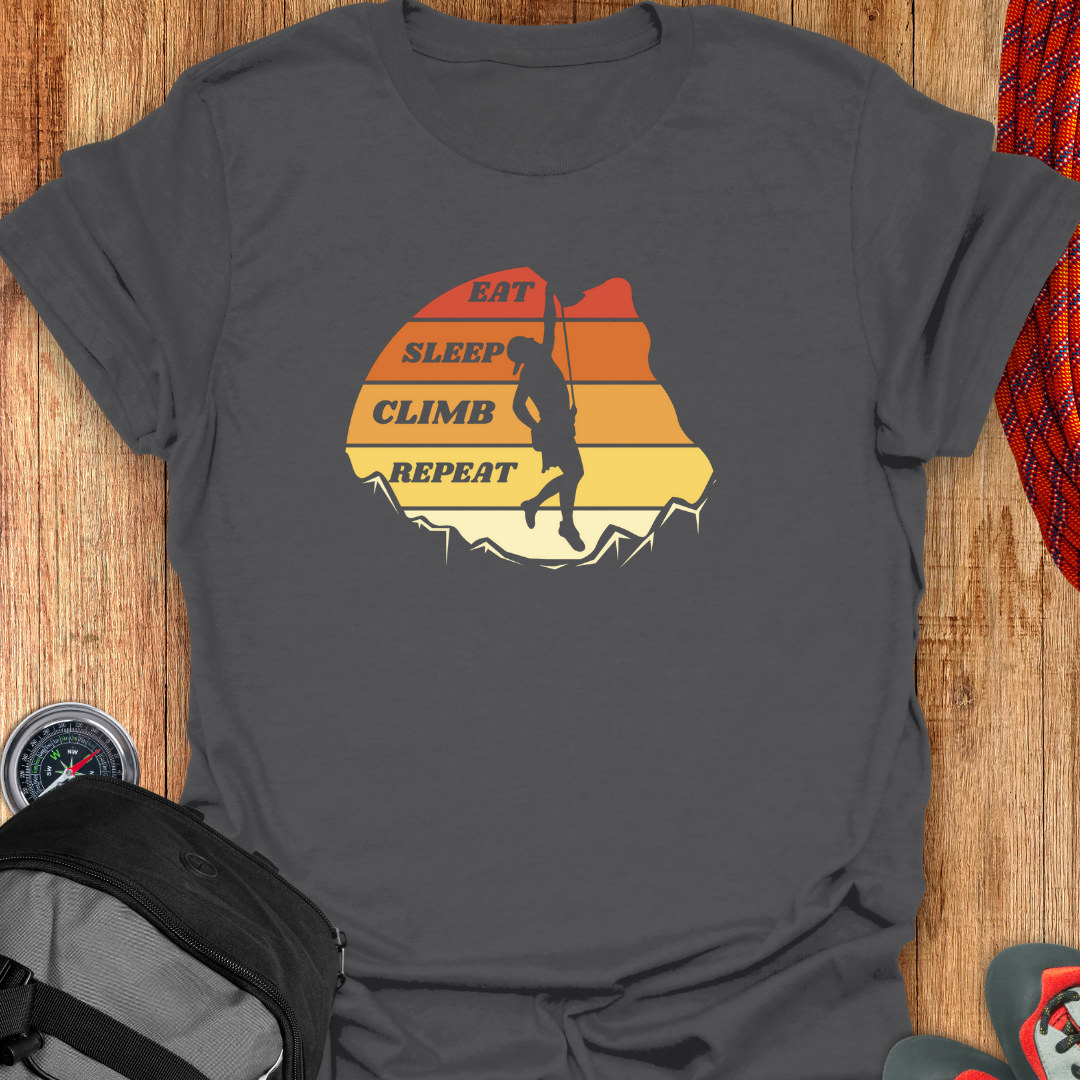 EAT SLEEP CLIMB T-SHIRT