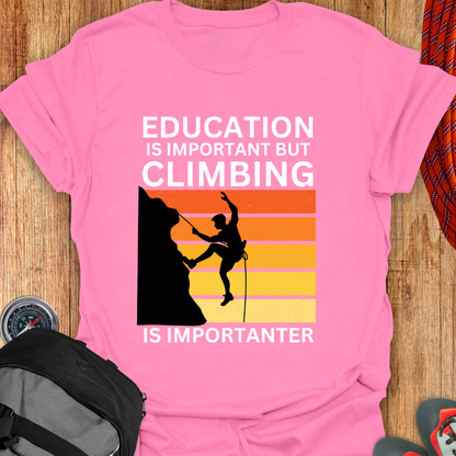 EDUCATION IS IMPORTANT T-SHIRT