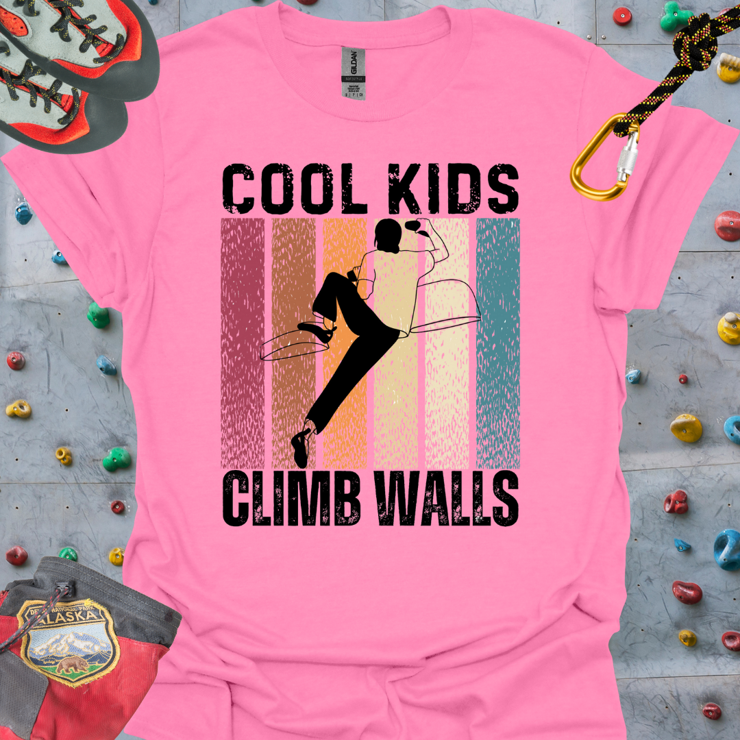 COOL KIDS CLIMB WALLS