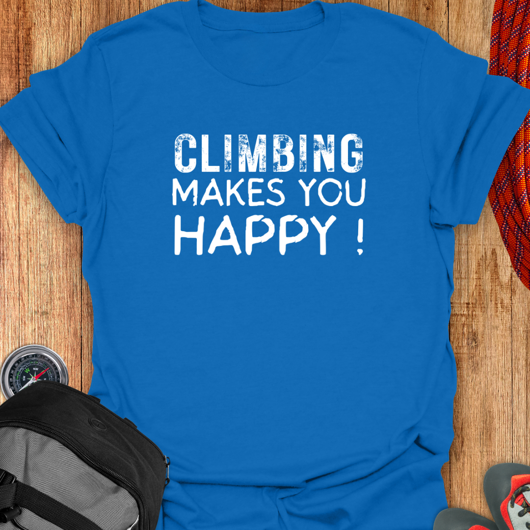 CLIMBING MAKES YOU HAPPY!