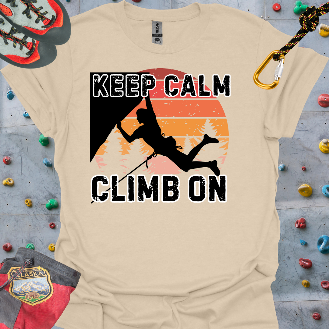 KEEP CALM CLIMB ON 2