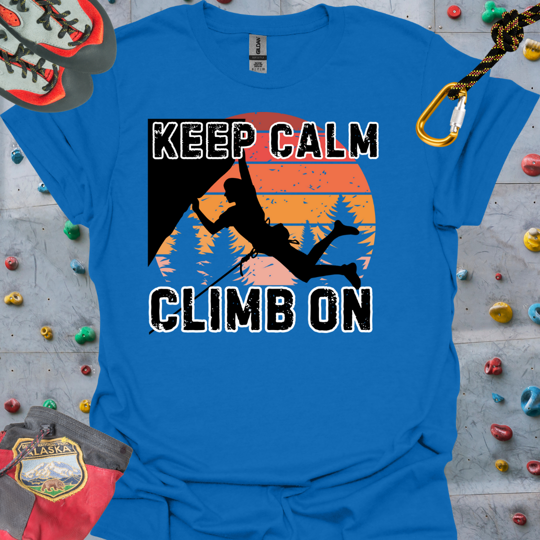 KEEP CALM CLIMB ON 2