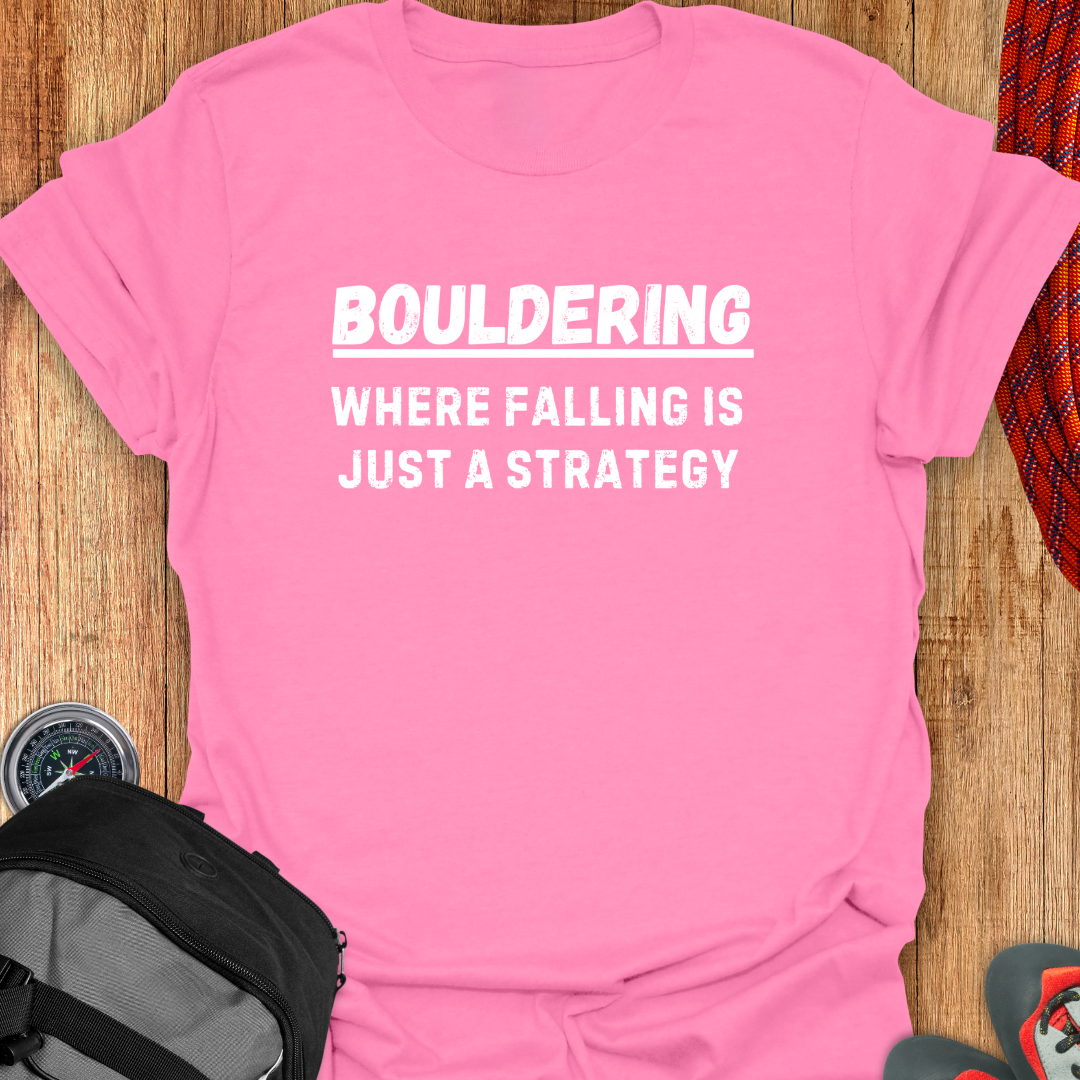 Bouldering Where falling is just a strategy