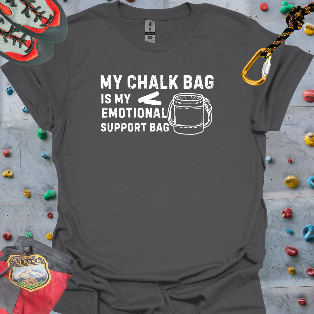 My chalkbag is my emotional support bag