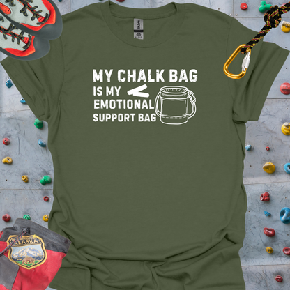 My chalkbag is my emotional support bag