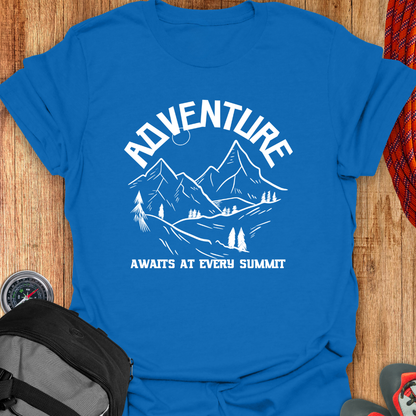 ADVENTURE AWAITS T-SHIRT